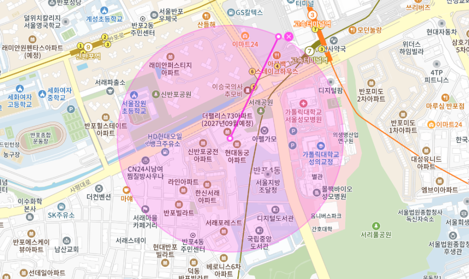 고속버스터미널역 주차장 _ 서울지방 조달청과 서울성모병원교차로 근방에 평일 6시까지 사용이 가능한 주차장 찾으시나요?