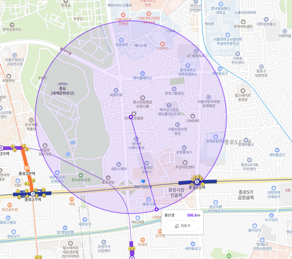 종로5가 월주차_종로5가역과 광장시장이 가까운 24시간 월 주차장 추천!