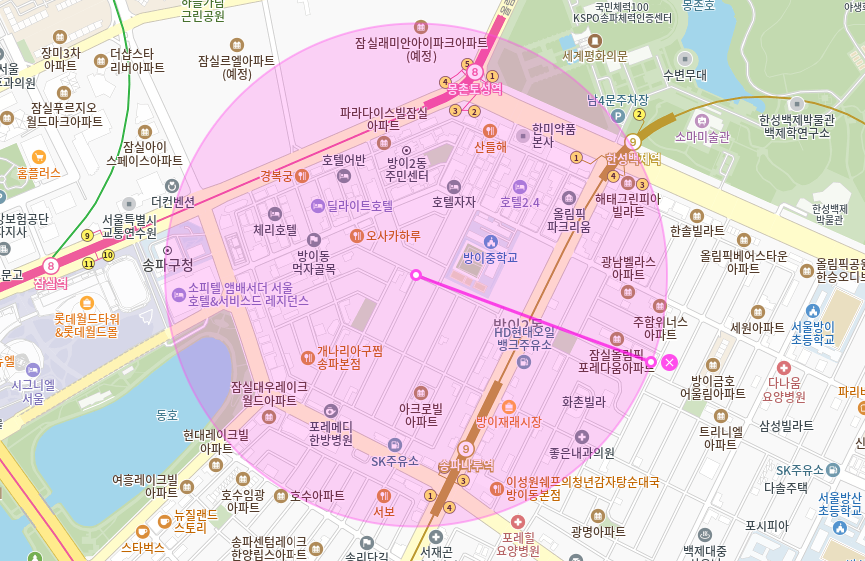 송파구 월주차_ 롯데월드타워/송파구청/송파나루역 인근에 단일주차 지정석까지?