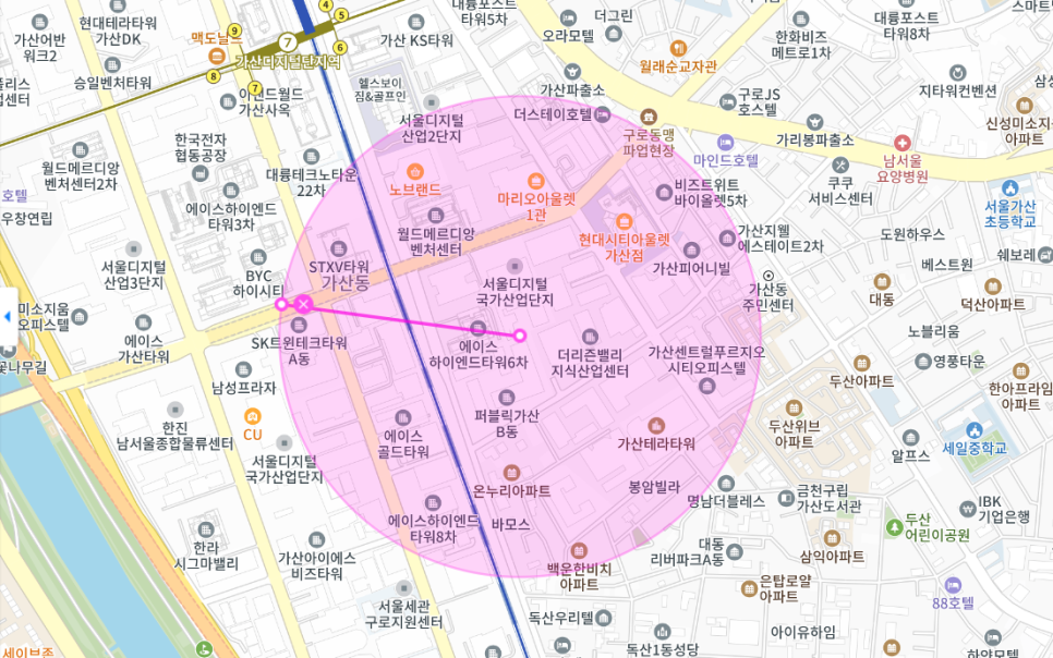 가산동 월주차 _ 현대시티아울렛 가산점 인근 주차장 정보