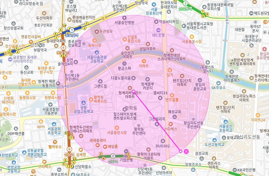 신당역 월주차_ 2번출구 인근 핫한 힙당동에서 주차장 찾으신다면