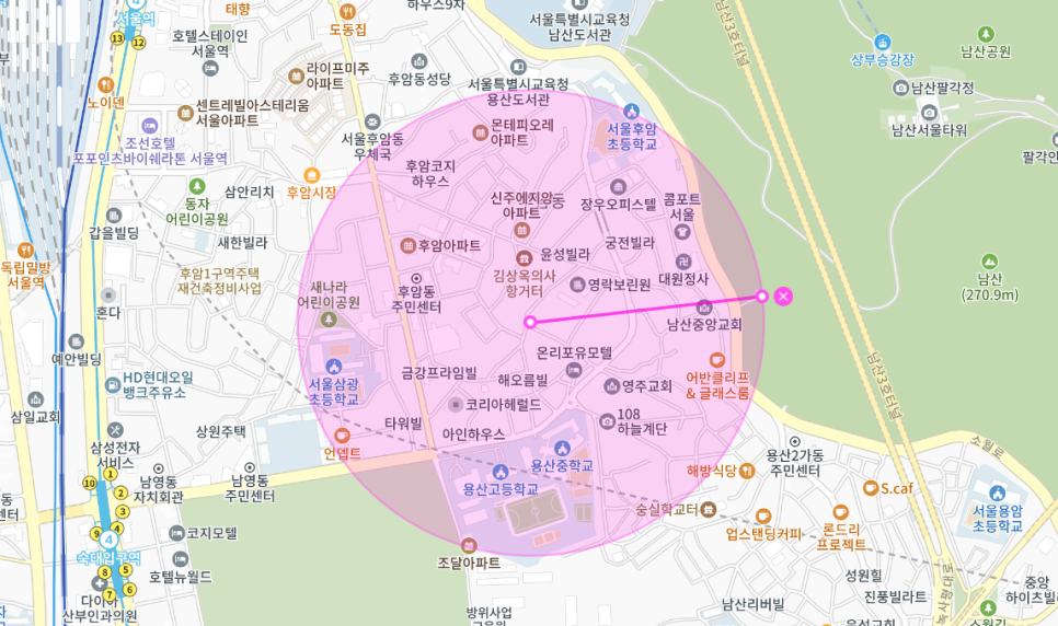 후암동 월주차 _ 후암동 주민센터/용산 중고등학교 주변에 있는 월주차장