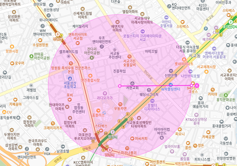 합정역 월주차_ 2번출구 인근 도보 3분거리 주차장