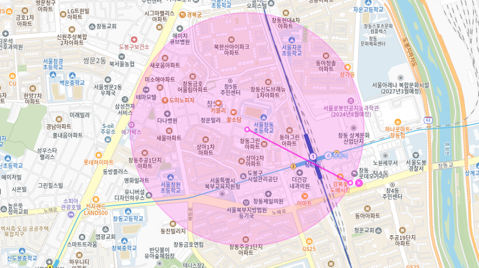 창동역 월주차_ 2번출구 인근 자주식/단일주차 얼른 이용하세요