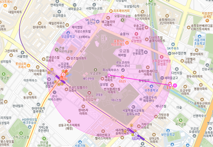 오금동 월주차_ 오금공원/오금역/오주중학교 인근 주차장 편하게 이용하세요