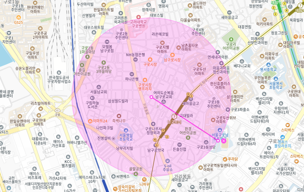 남구로역 월주차_ 5번출구 도보 3분거리 역세권 주차장