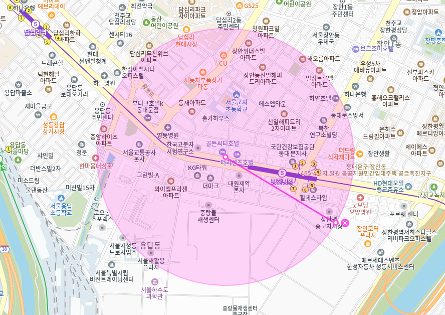 장한평역 월주차_ 어렵게 월주차 찾지말고 APP으로 간편하게