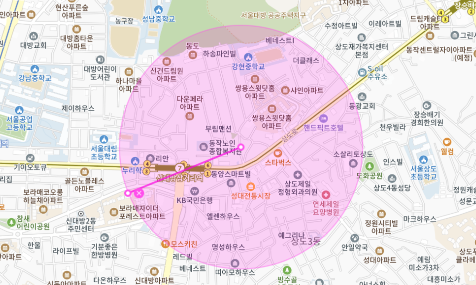 신대방삼거리역 월주차 _ 6번 출구에서 도보 4분이면 도착하는 전일제 주차장