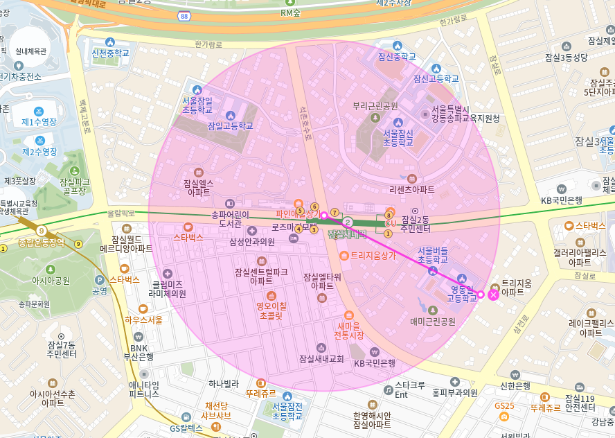 잠실동 월주차_ 잠실새내역 8번출구 인근 최적의 단일주차장