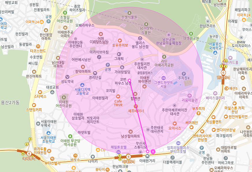 이태원 월주차_ 내 주차장인근이 이태원 핫플이라고?