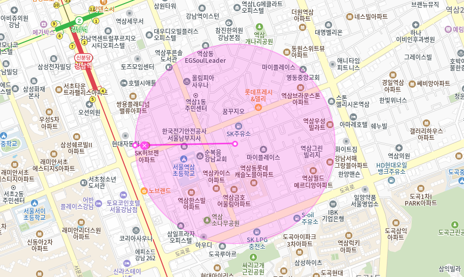 역삼동 월주차 _ 서울역삼초등학교 옆/ 강남역 인근/ 지정석/ 단일주차