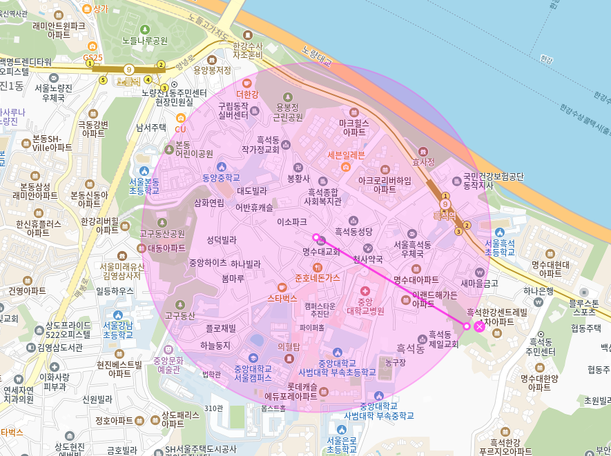 흑석역 월주차_ 4번출구 인근 도보 5분거리 주차장