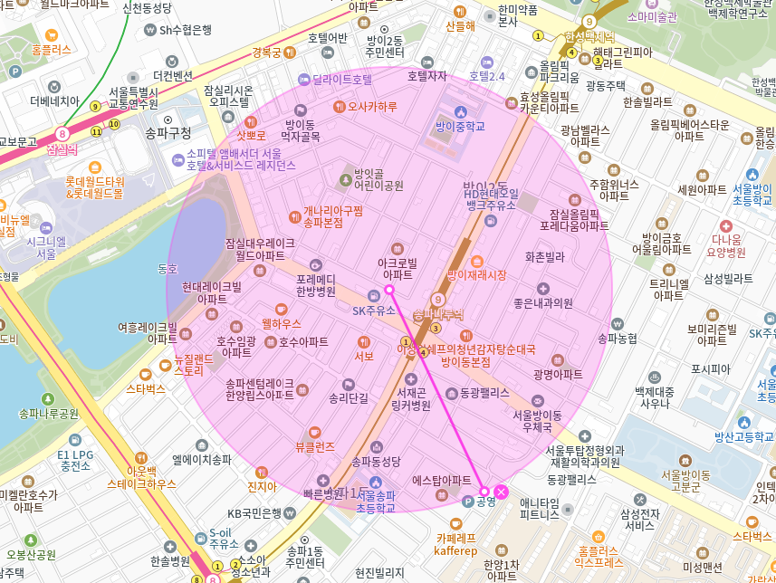 송파나루역 월주차_ 2번출구 인근 역세권 주차장
