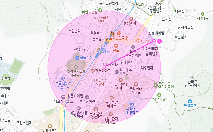 당고개역 월주차 _ 전차종 평일 주말 24시간 이용 가능