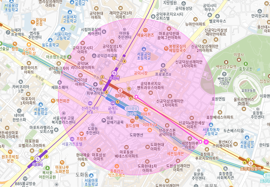 공덕역 월주차_ 환승역이 많아서 편한 역세권 주차장