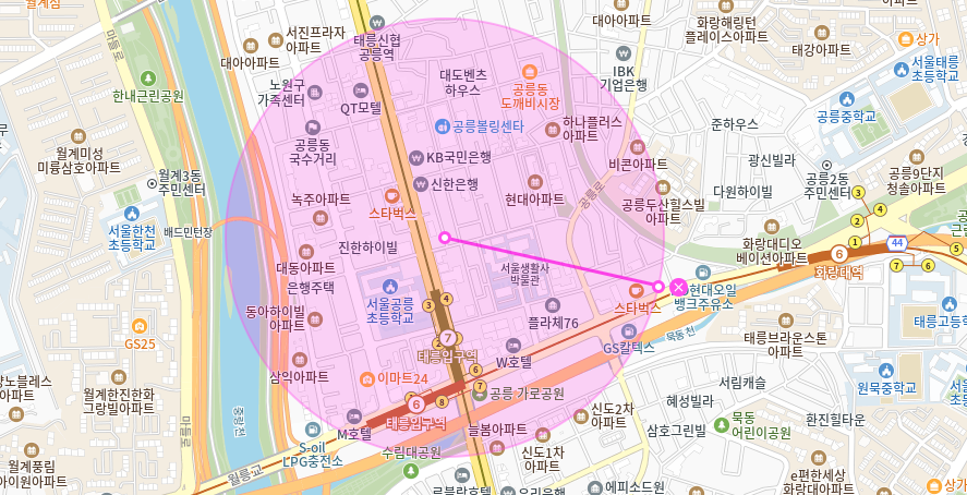 태릉입구역 월주차 _ 지정석/단일주차/전일제/역세권/주차장