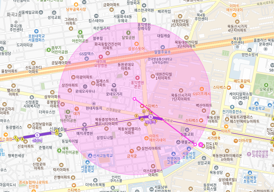 목동역 월주차_ 1,2번출구 인근 편리한 주차장