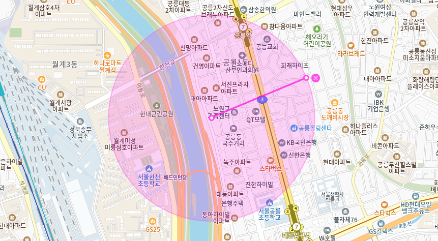 공릉동 월주차 _ 공릉역 3번 출구에서 도보 5분!