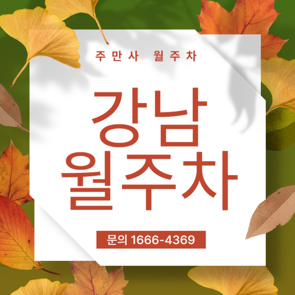 강남 월주차 _ 강남구청과 지하철역 바로 옆에 있는 전일제 주차장 대표 이미지