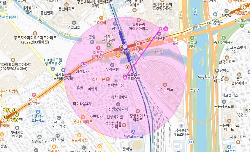 석계역 월주차 _ 승용차전용/기계식/24시간 주차 가능