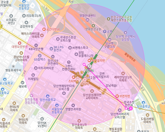 당산역 월주차_2번출구 도보 1분/역세권/기계식/전일제 승용차전용 주차장