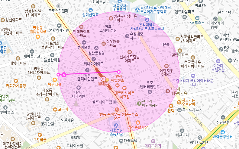 서교동 월주차 _ 망원역 인근 역세권 주차장