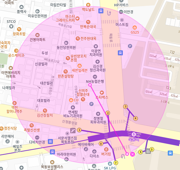 목동역 월주차 / 목동역 2번출구 인근 단일주차장