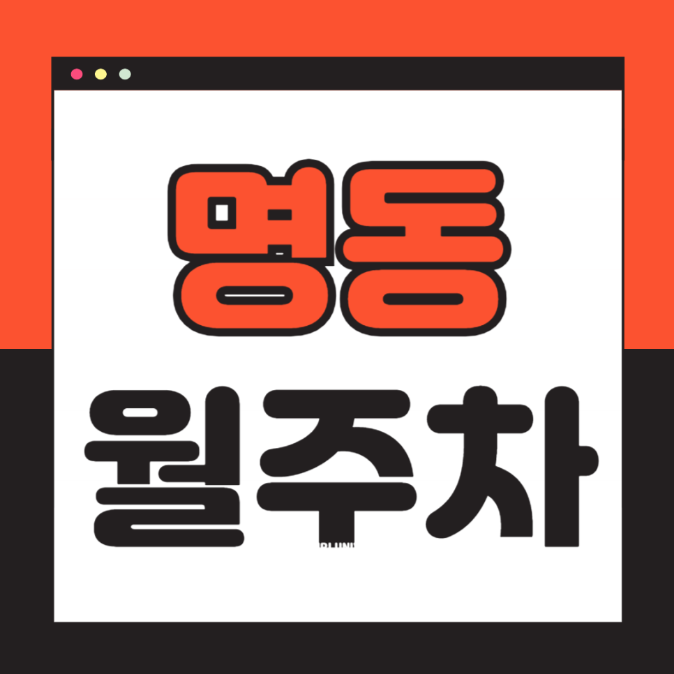 명동 월주차_4번출구 도보 3분,전일 24시,역세권,단일주차 대표 이미지