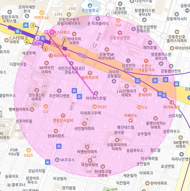 성내동 월주차 / 강동역 3번출구 도보4분, 지정석, 신규 단일주차장, 편하게 주차하세요.