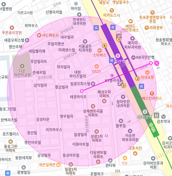까치산역 월주차_까치산역 도보 2분 거리 월주차장