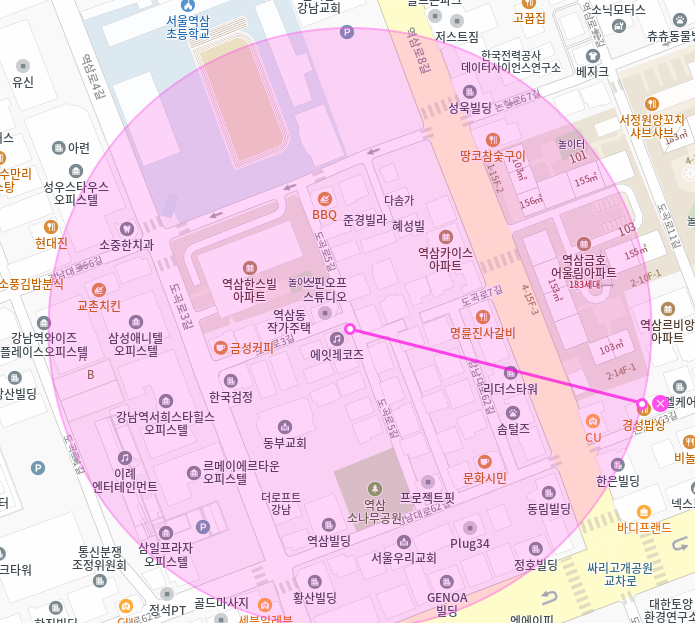 역삼동 월주차_역삼초, 역삼 금호 어울림 아파트 근처 주차장