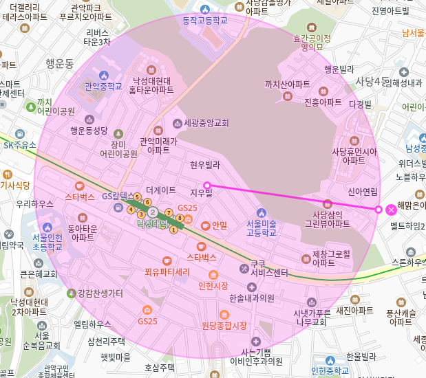 낙성대역 월주차_전일 24시,초역세권,단일주차