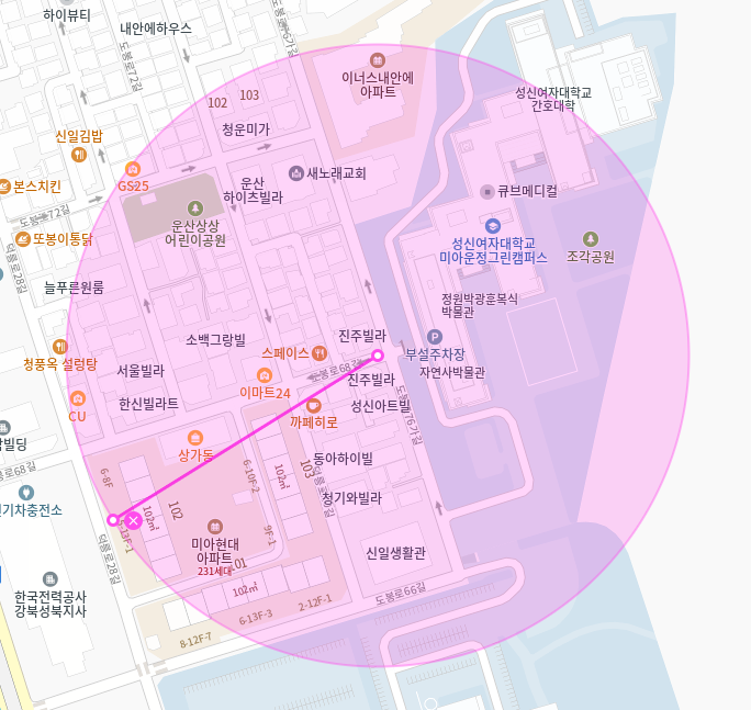 미아동 월주차 / 성신여대 운정그린캠퍼스 인근 , 지정석, 신규 주차장
