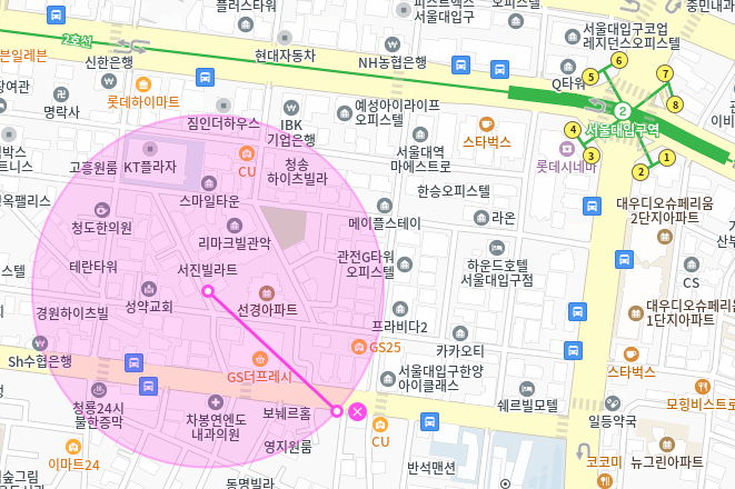 서울대입구역 월주차_서울대입구역 도보 8분 기계식 승용 단일주차