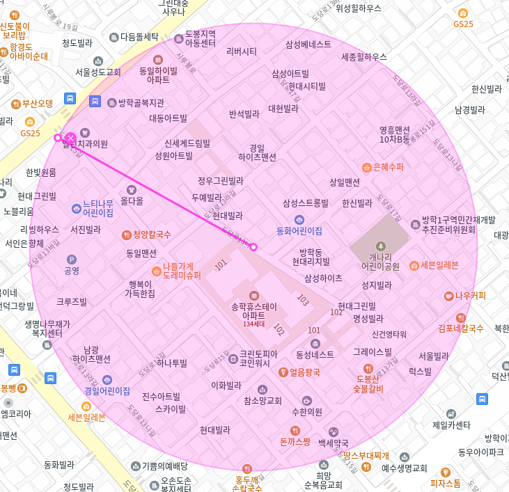 방학동 월주차 / 지정석, 평일, 주말 24시 주차가능, 신규 단일주차장