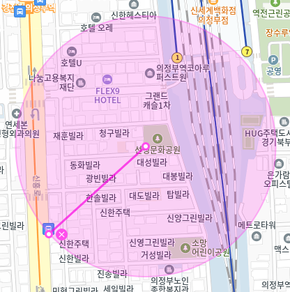 의정부동 월주차 / 의정부역 1번출구 도보4분, 역세권, 신규 주차장