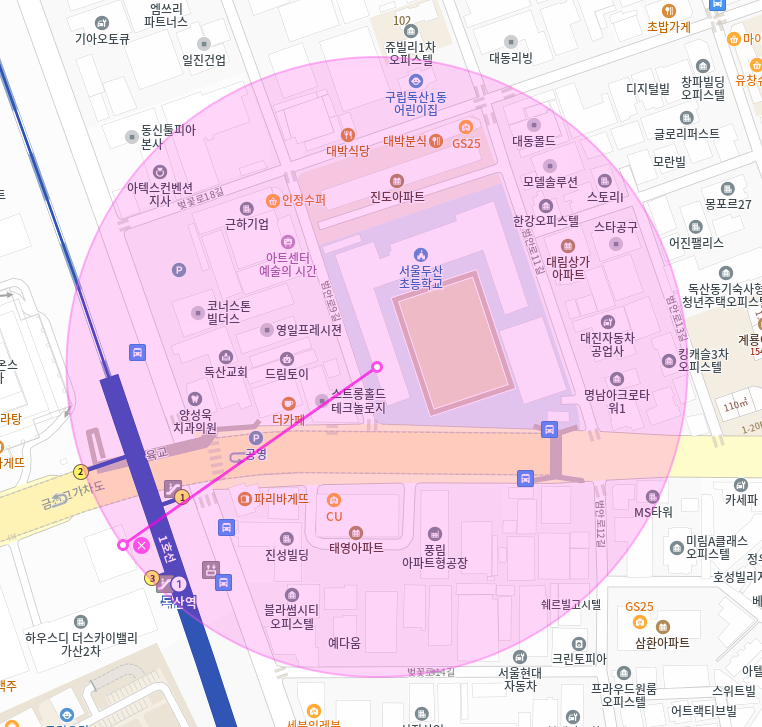 독산동 월주차 / 독산역 1번출구 도보4분, 역세권, 인근 최저가!