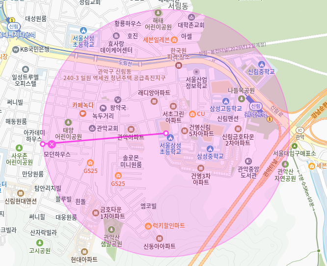 대학동 월주차_삼성초등학교 인근 24시 단일주차장