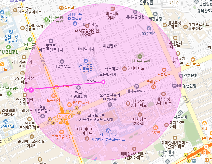한티역 월주차_단국사범대학부속고등학교 근처 직장인들을 위한 월주차장