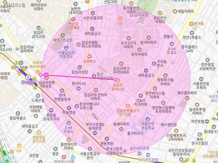 장한평 월주차_답십리역,답십리초 인근 승용차전용 기계식 주차장