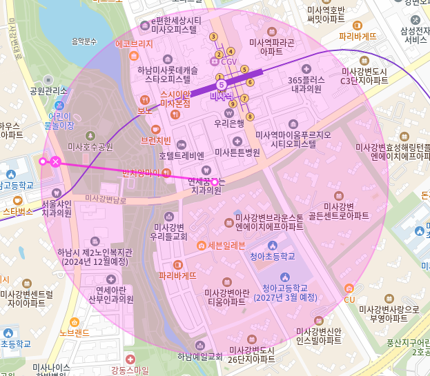미사 월주차_미사역 9번출구 인근 합리적 가격의 전일제 단일주차장