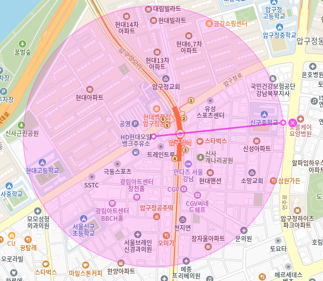 압구정 월주차_5번출구 도보 1분!놓치면 후회할 단독 주차 가능 매물