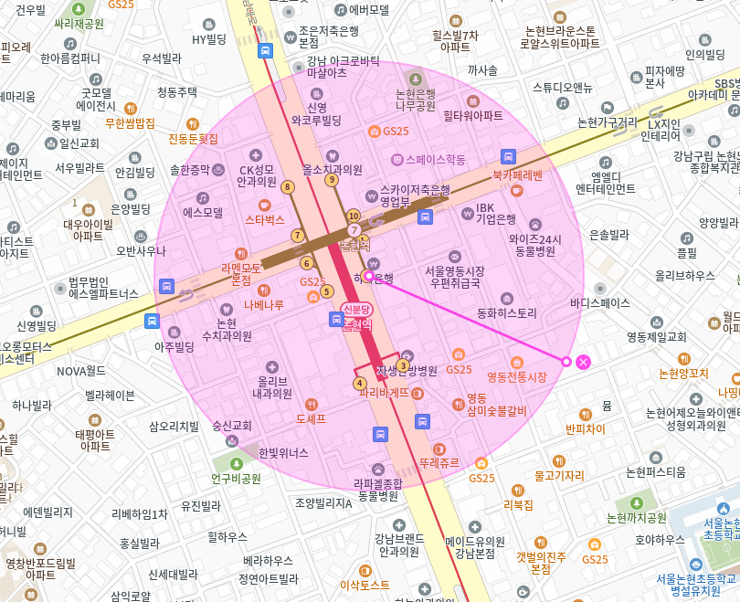 논현동 월주차, 논현역 아주 가까워요!