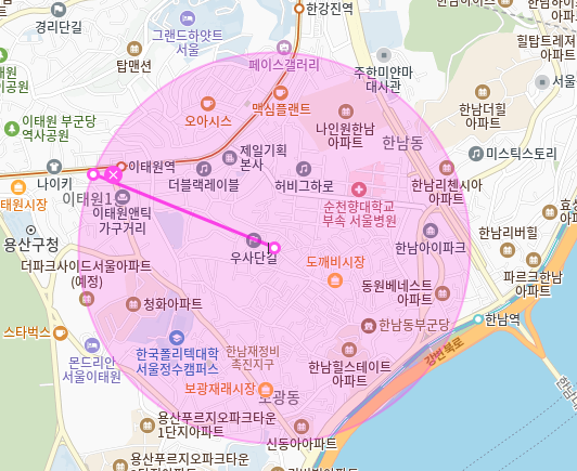 한남동 월주차 *주만사 추천* 이태원역 인근 최저가로 예약하기