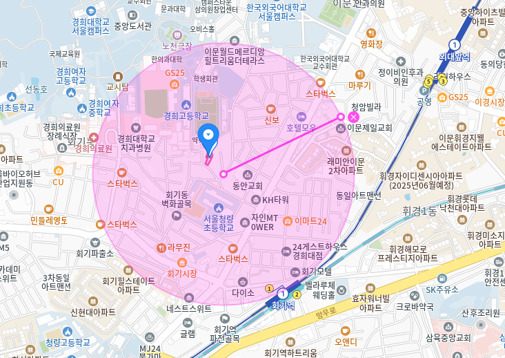 회기동 월주차_역세권 평일전용_회기역 직장인, 대학생 강추!