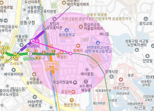 왕십리역 월주차 I 한양대 인근 역세권 정기주차