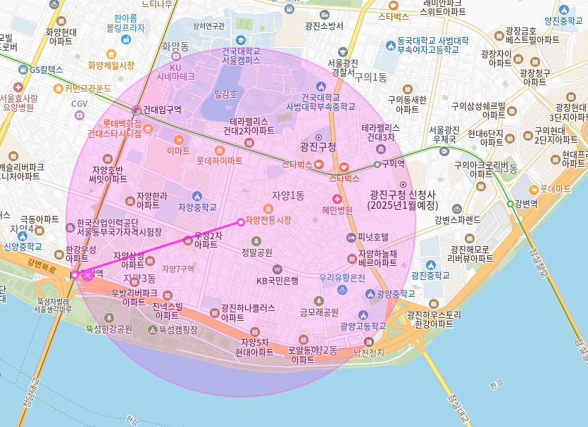 자양 월주차_단일주차&지정석 월주차장으로 편리함 UP
