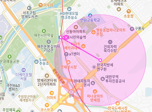 양재시민의숲역 월주차 고민하다가 놓칩니다ㅣ바로 예약하기