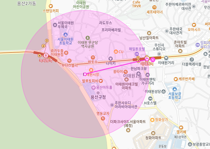 이태원동 월주차는 더블역세권 지정석으로 이용하세요! *선착순1명*