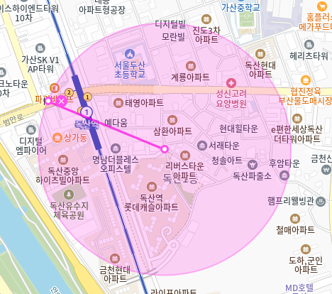 독산동 월주차ㅣ독산역 1번출구 도보 3분ㅣ24시 전일제